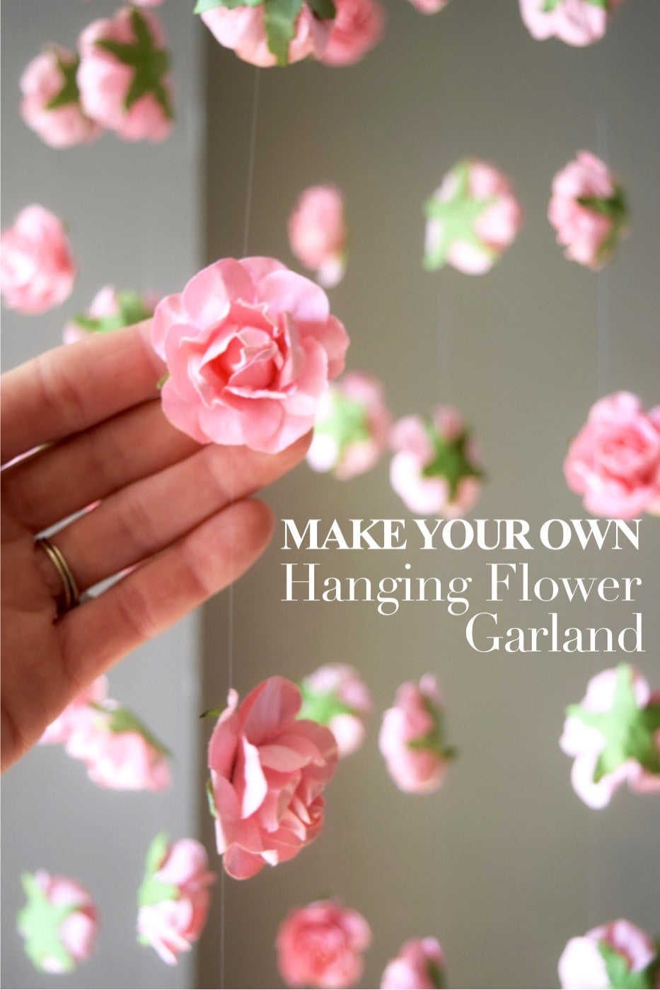 DIY Hanging Flower Garland  Step-by-Step! – Kara's Vineyard Wedding