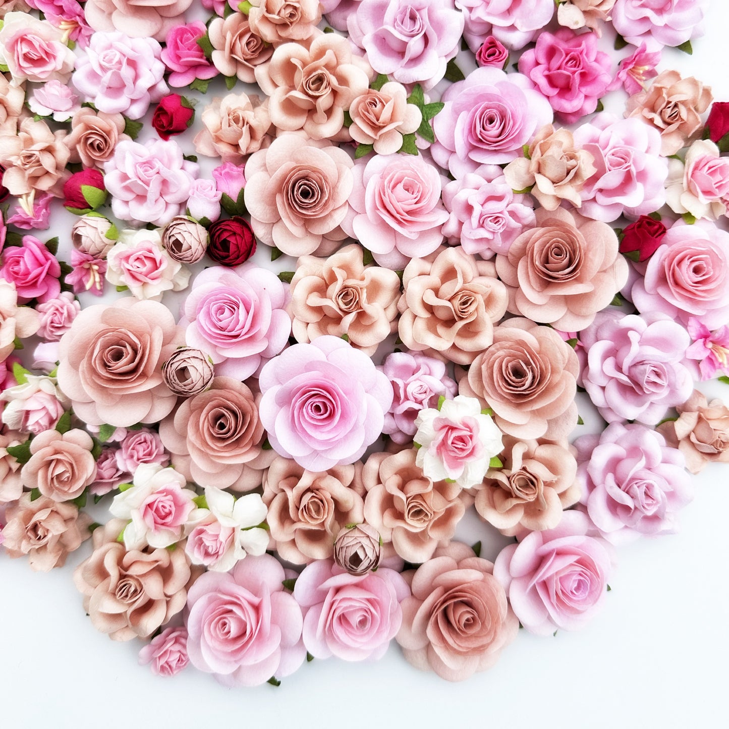 Wedding Flower Craft Kit | 100 Pink Paper Flowers