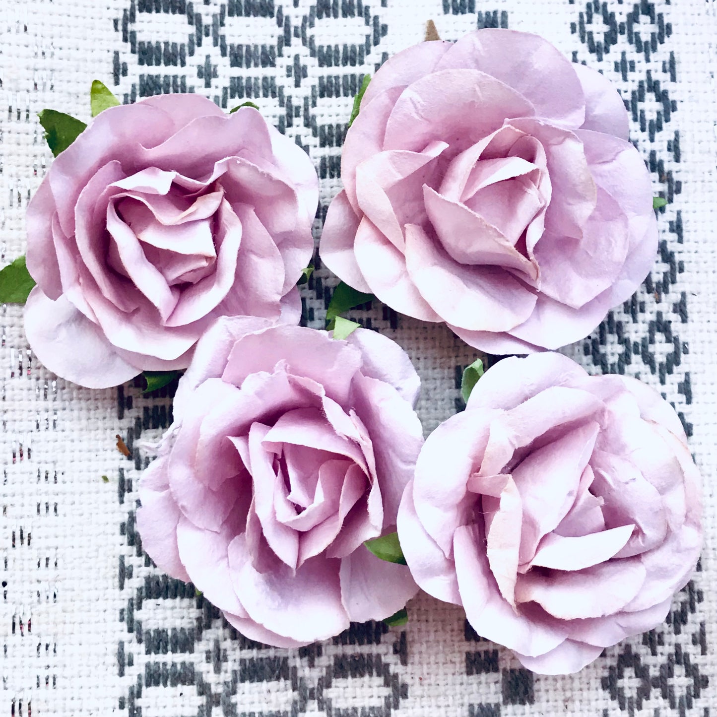 2" Lavender Paper Flowers | DIY Flower Garland, Backdrop Wall