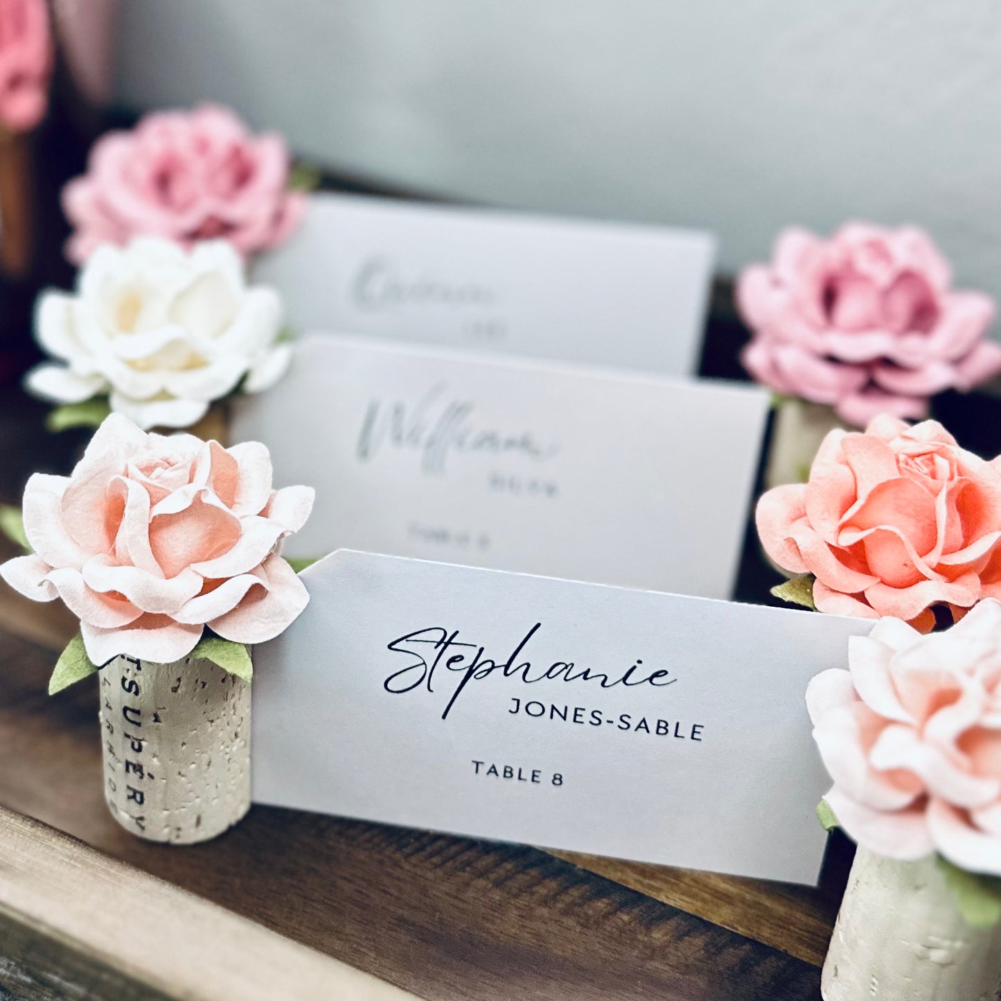 Printed Wedding Place Cards