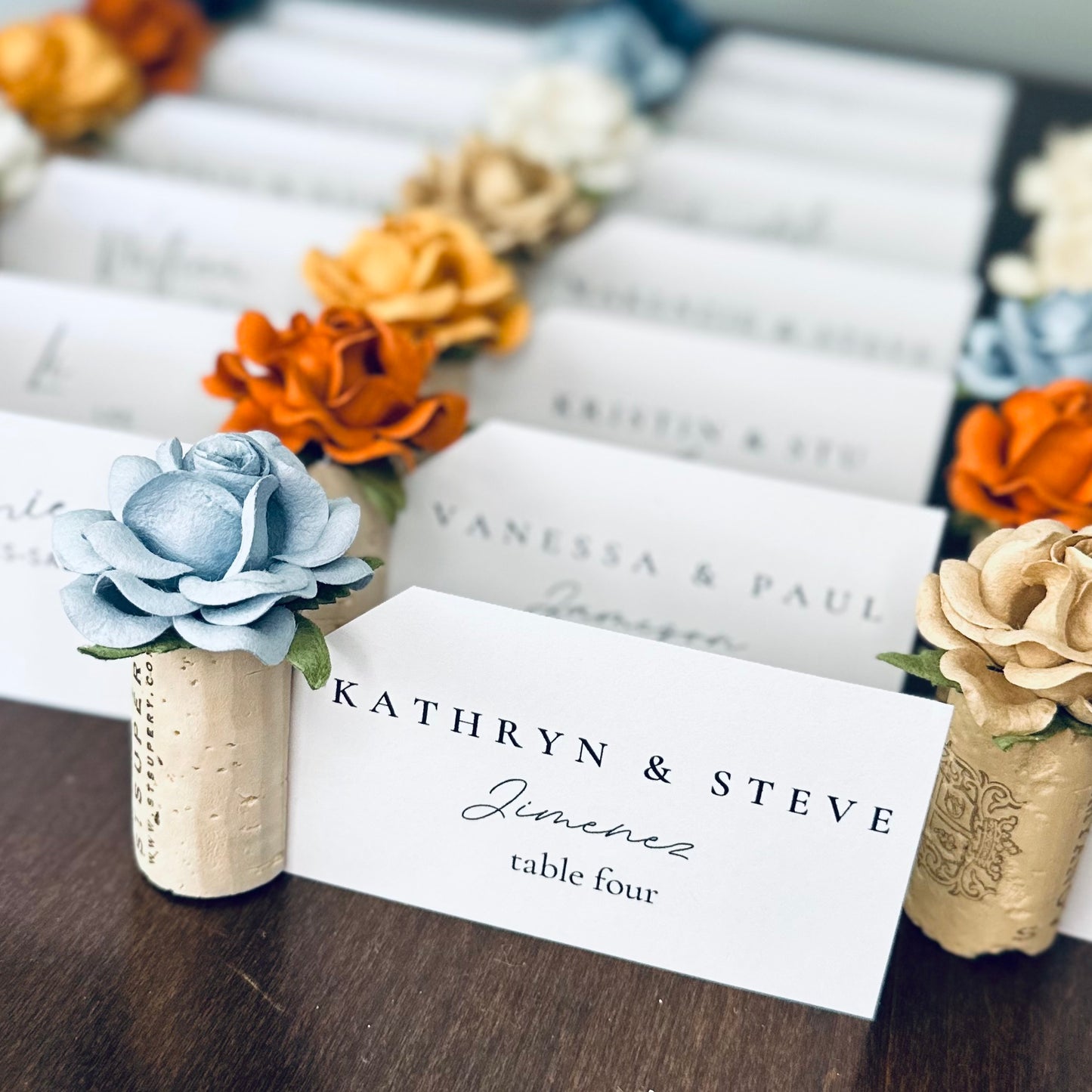 Printed Wedding Place Cards