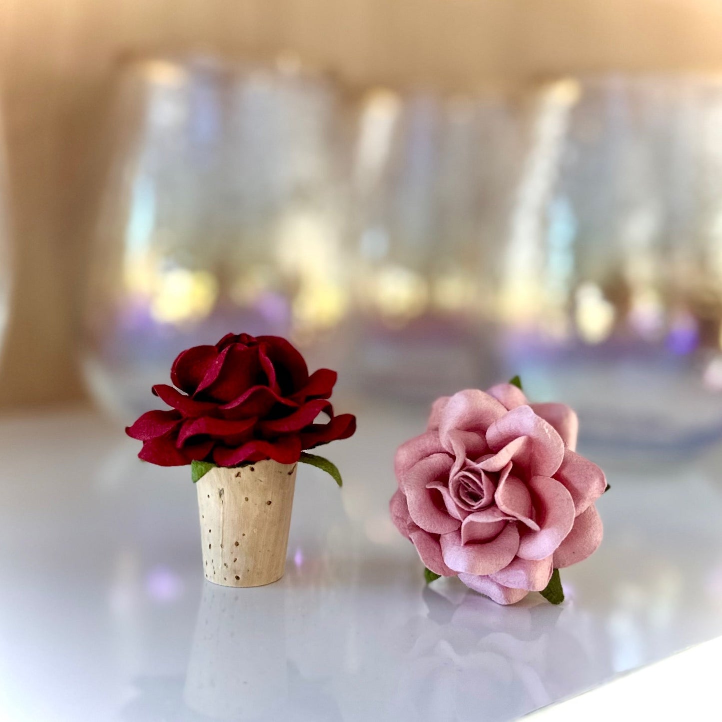 Wine Stopper Wedding Favors in 32 Custom Colors, FREE Organza Favor Bags Included!