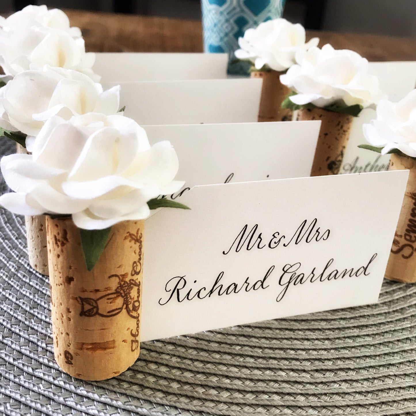 Wedding Place Card Holder | 32 Custom Colors, Rush Shipping Available