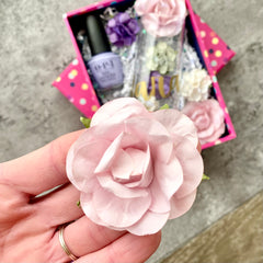 Wedding Flower Craft Kit | 100 Purple Paper Flowers