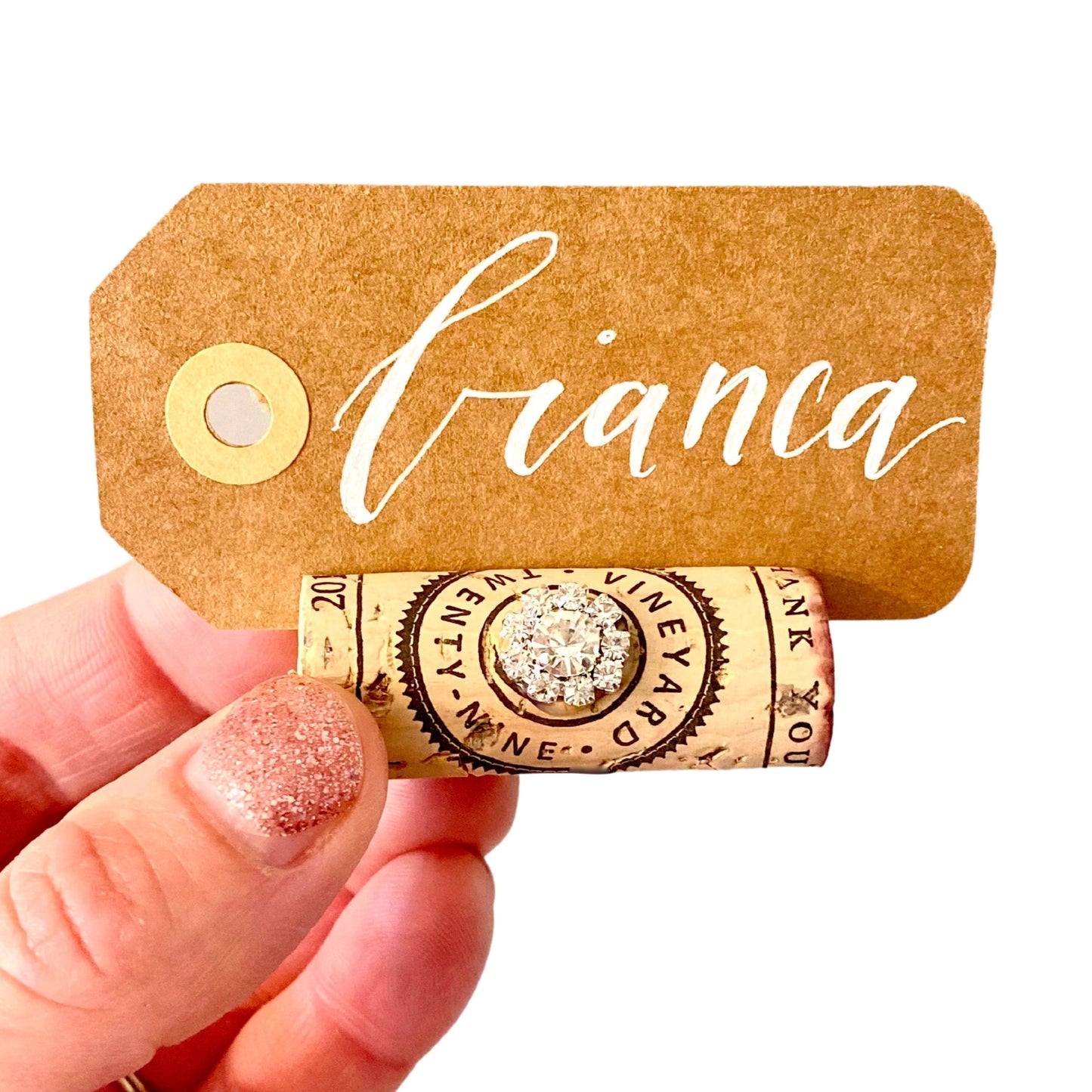 Gemstone Place Card Holders