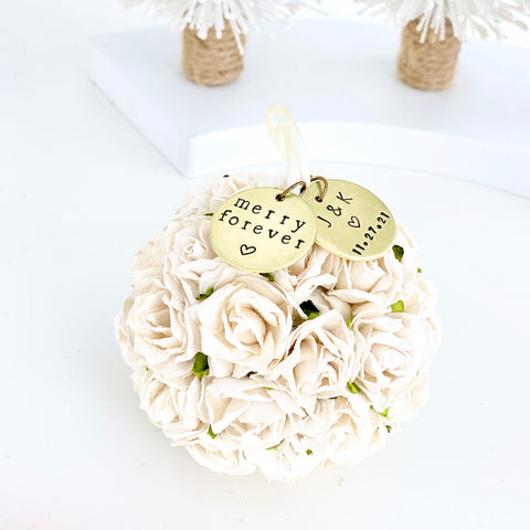2022 Personalized Wedding & Engagement Ornaments