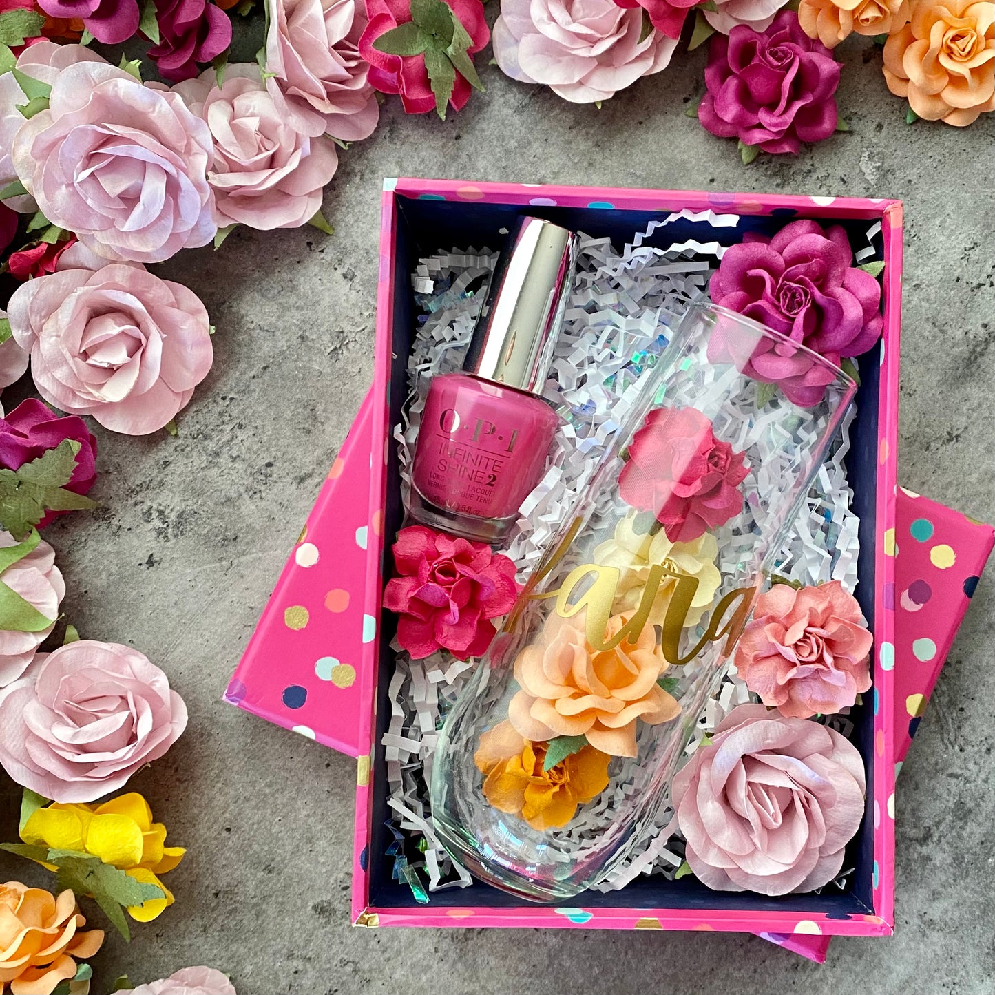 Wedding Paper Flower Craft Kit | Tropical Sunset Colors