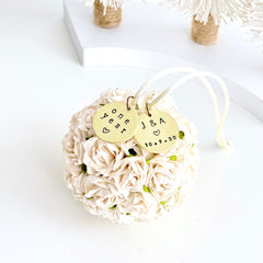 Personalized 25 Year Anniversary Christmas Ornament