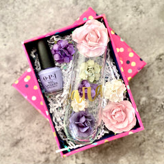 Wedding Flower Craft Kit | 100 Purple Paper Flowers
