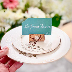 Gemstone Place Card Holders