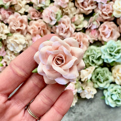 Wedding Flower Craft Kit | 100 Blush Pink Paper Flowers