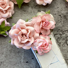Wedding Flower Craft Kit | 100 Blush Pink Paper Flowers