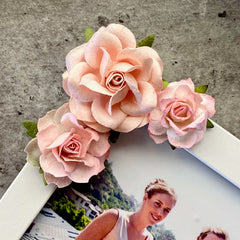 Wedding Flower Craft Kit | 100 Blush Pink Paper Flowers