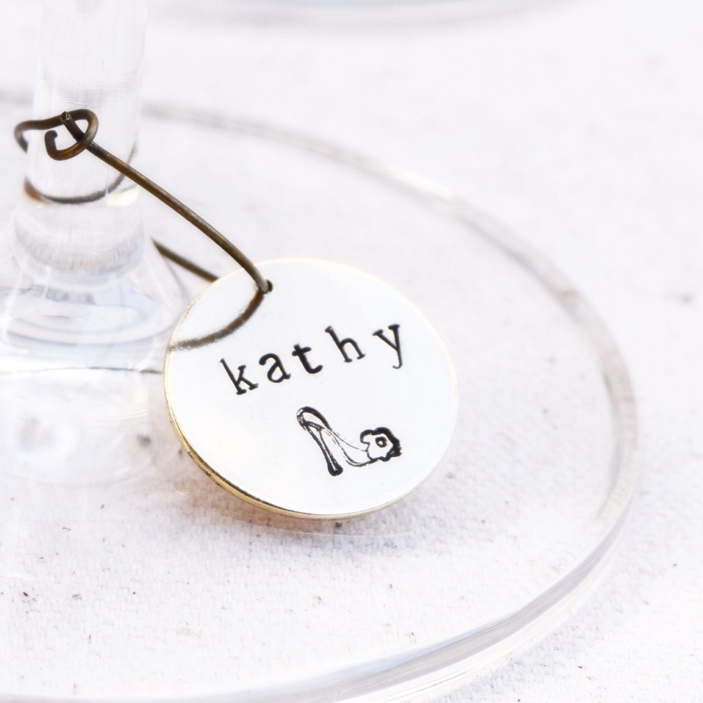 Personalized Glass Charms