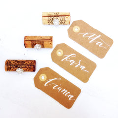 wine cork place card holder